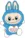 Blue Labubu #3092 Life Wallpaper for Android 13, 14, 15 phones like OnePlus 13R in low quality