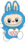 Blue Labubu #3092 Life Wallpaper for Android 13, 14, 15 phones like Google Pixel in low quality