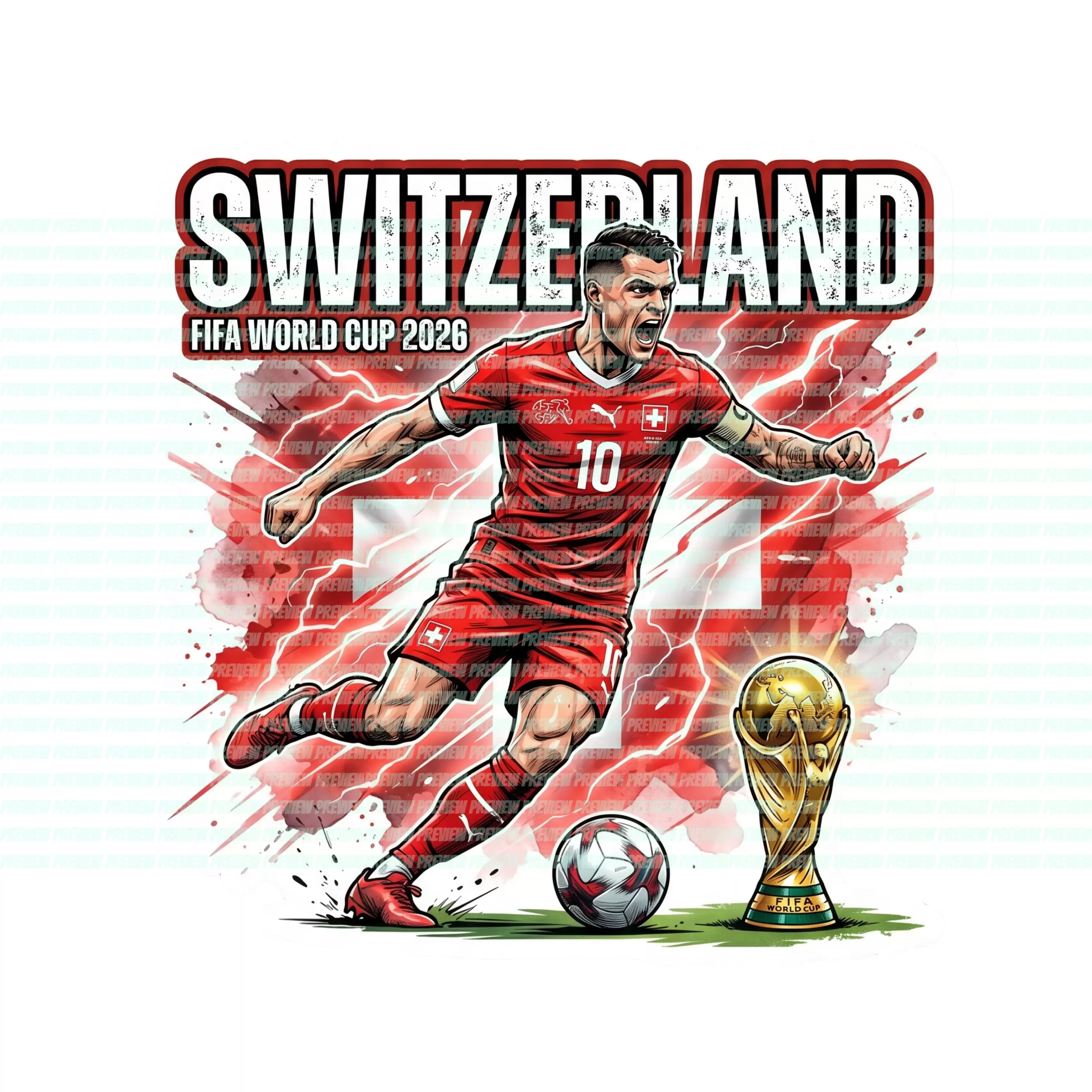 Football World Cup 2026 Switzerland Life Wallpaper for Android 13, 14, 15 phones like Oppo Reno 11 Pro
