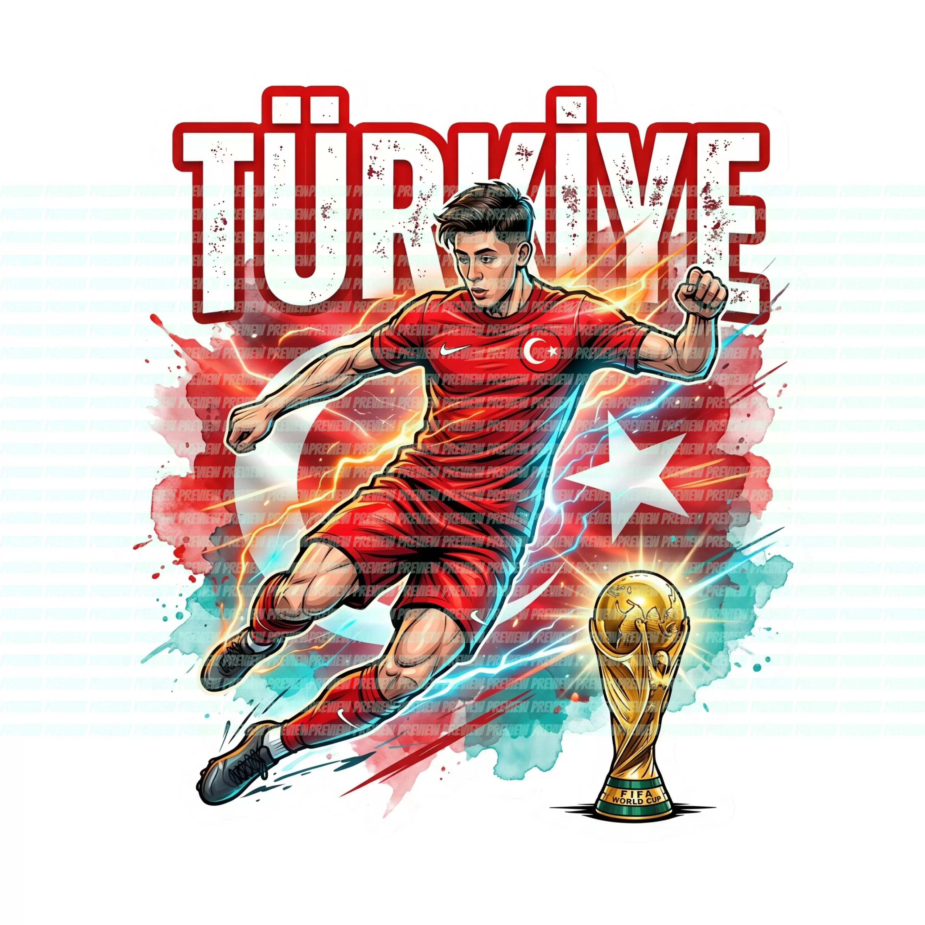 Football World Cup 2026 Turkiye Life Wallpaper for Android 13, 14, 15 phones like Samsung Galaxy S24 Ultra
