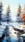 Whispering Snowscapes Live Wallpaper for Android 13, 14, 15 phones like Google Pixel 9a in low quality