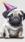 Cute Funny Pug Puppy #3c66 Live Wallpaper for Android 13, 14, 15 phones like OnePlus 13R in low quality
